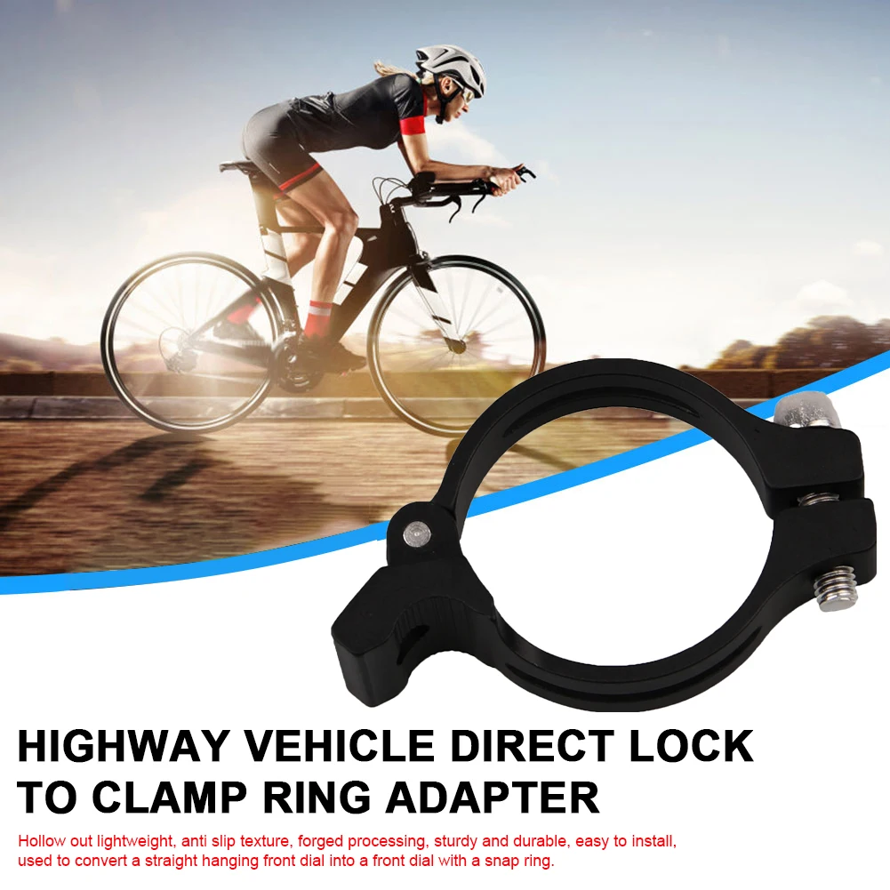 Front Derailleur Braze Adapter Converter Clamp 34.9mm Bike Hanging Front Derailleur Braze-On Convertor for Front Derailleur