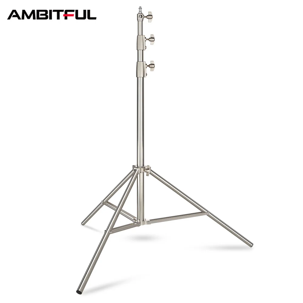 2.7M Stainless Steel Heavy Duty Light Stand for Studio Photo Video