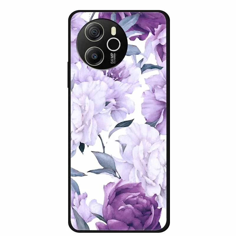 Cartoon Black Silicone Soft TPU Phone Cover - Protective Case