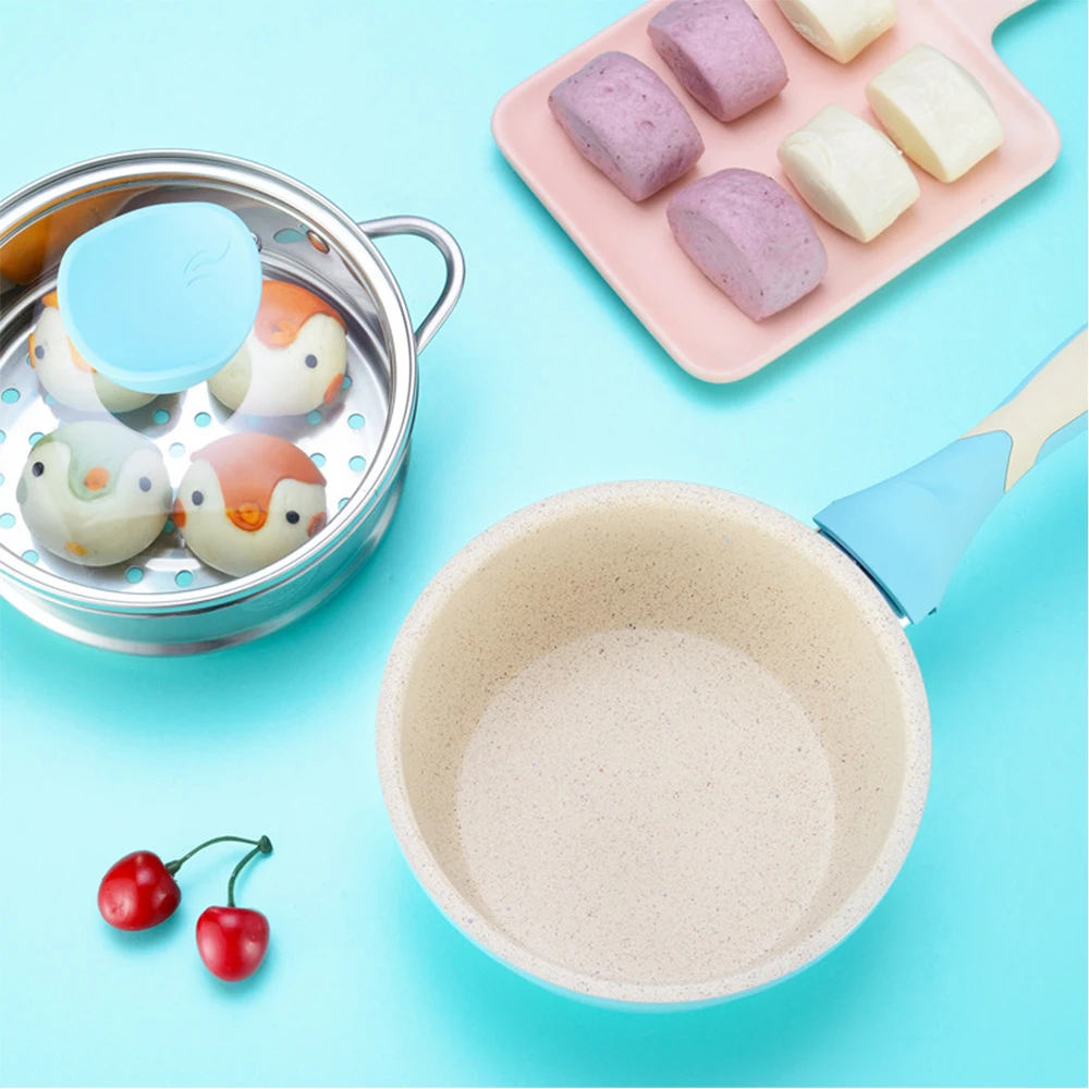 Frying Pot Pan 3 Piece Non-stick Cooking Pot Cookware Set, Pink/blue Pots  And Milk Pans Set Cookware For Kitchen - Cookware Sets - AliExpress