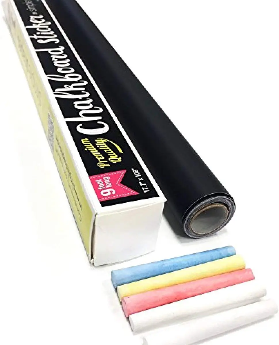칠판 벽 스티커 칠판 벽지 대형 칠판 연락처 종이 롤 KDGSelf-Adhesive DIYReusable 지울 수있는 스티커