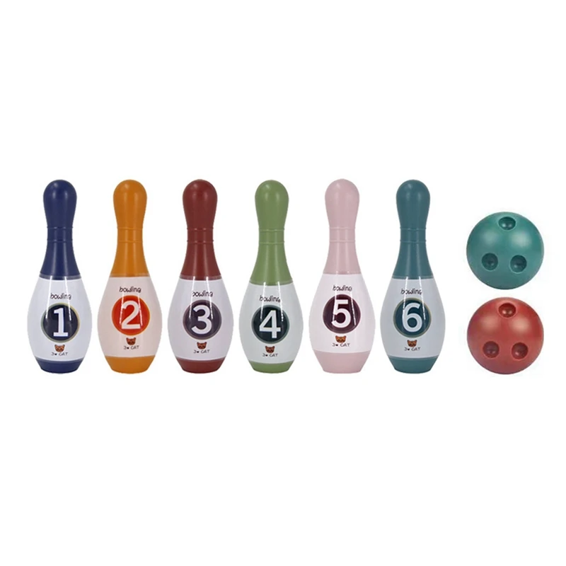 Children's Sports Toys Fitness Parent-Child Interactive Combination Set Boy Gift Mini Bowling Ball 6