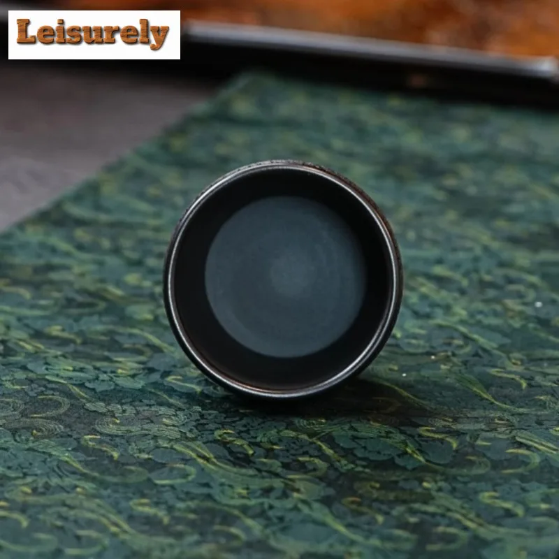 120ml Yixing Purple Clay Wealth Attracting Treasure Teacup Aesthetic Tea Bowl Jug Tea-tasting Fragrance Cup Jianzhan Master Cups