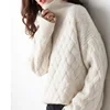 New Women Loose Sweater Winter Casual Chic Cashmere Oversize Thick Sweater Pullovers Pullover Female Long Sleeve 3