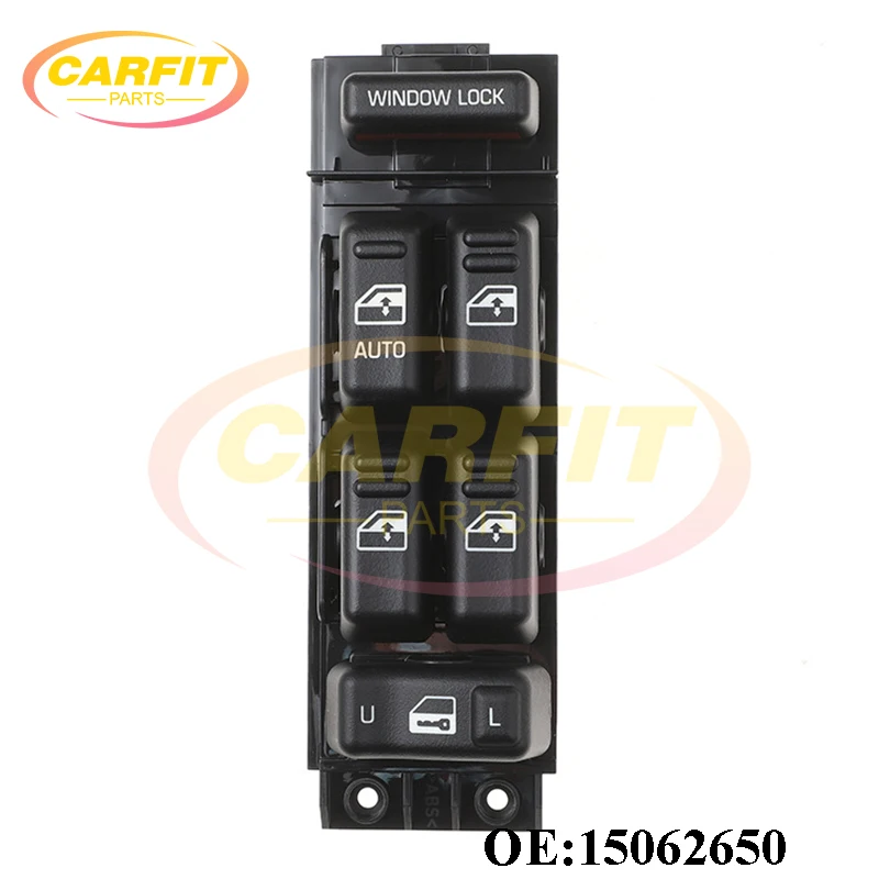 Brake Controller Silverado Driver Side Master Power Window Switch For Chevrolet Silverado &amp; GMC Sierra 4-Door - OEM GM Part 20945129 Chevy Silverado Power Window Switch