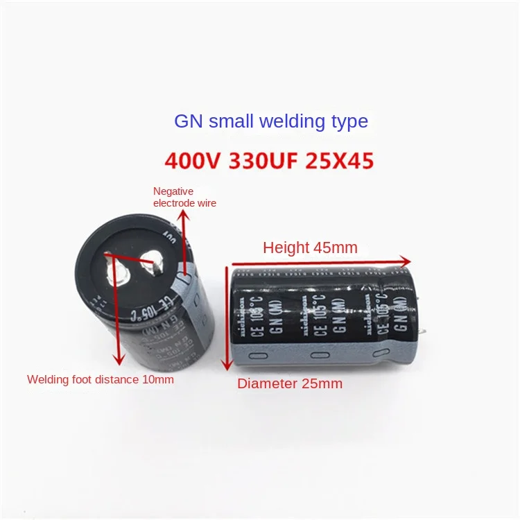 400V330UF 25X45 electrolytic capacitor 105 degrees 1pcs