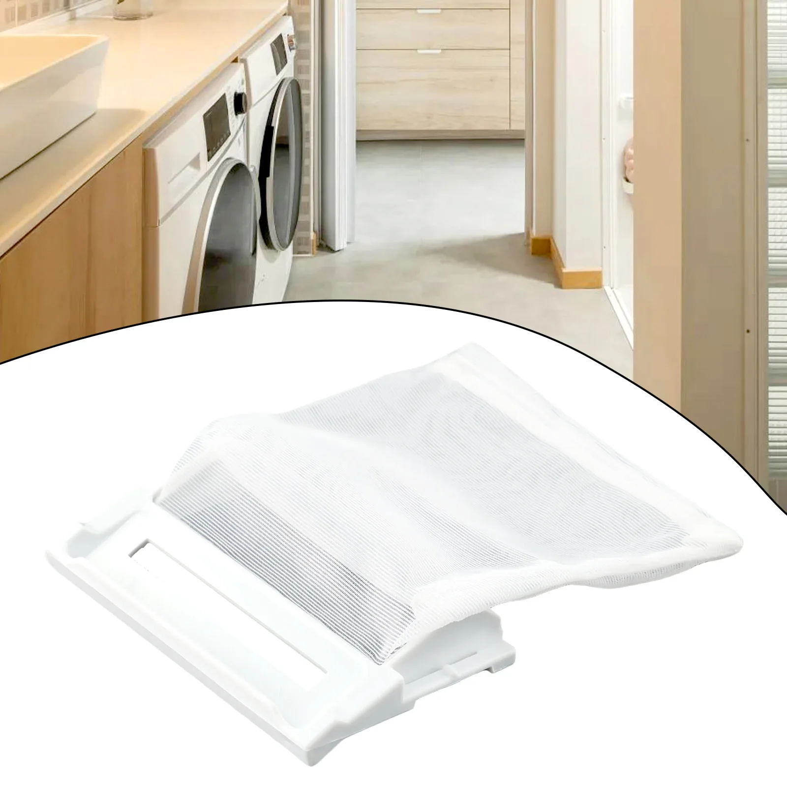 

2pcs Filter bags Kits Washing Machine Laundry Lint Hair Catcher Mesh 100*60mm Parts Accessories Sale New Durable
