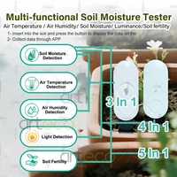 Zigbee Soil Tester Moisture Sensor Temperature Humidity Meter Luminance Fertility Detector For Tuya Smart Life Z2MQTT Automation - Image 2