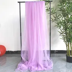 Elegant Purple and Pink Soft Tulle Fabric for Weddings and Celebrations (Candy Pink)