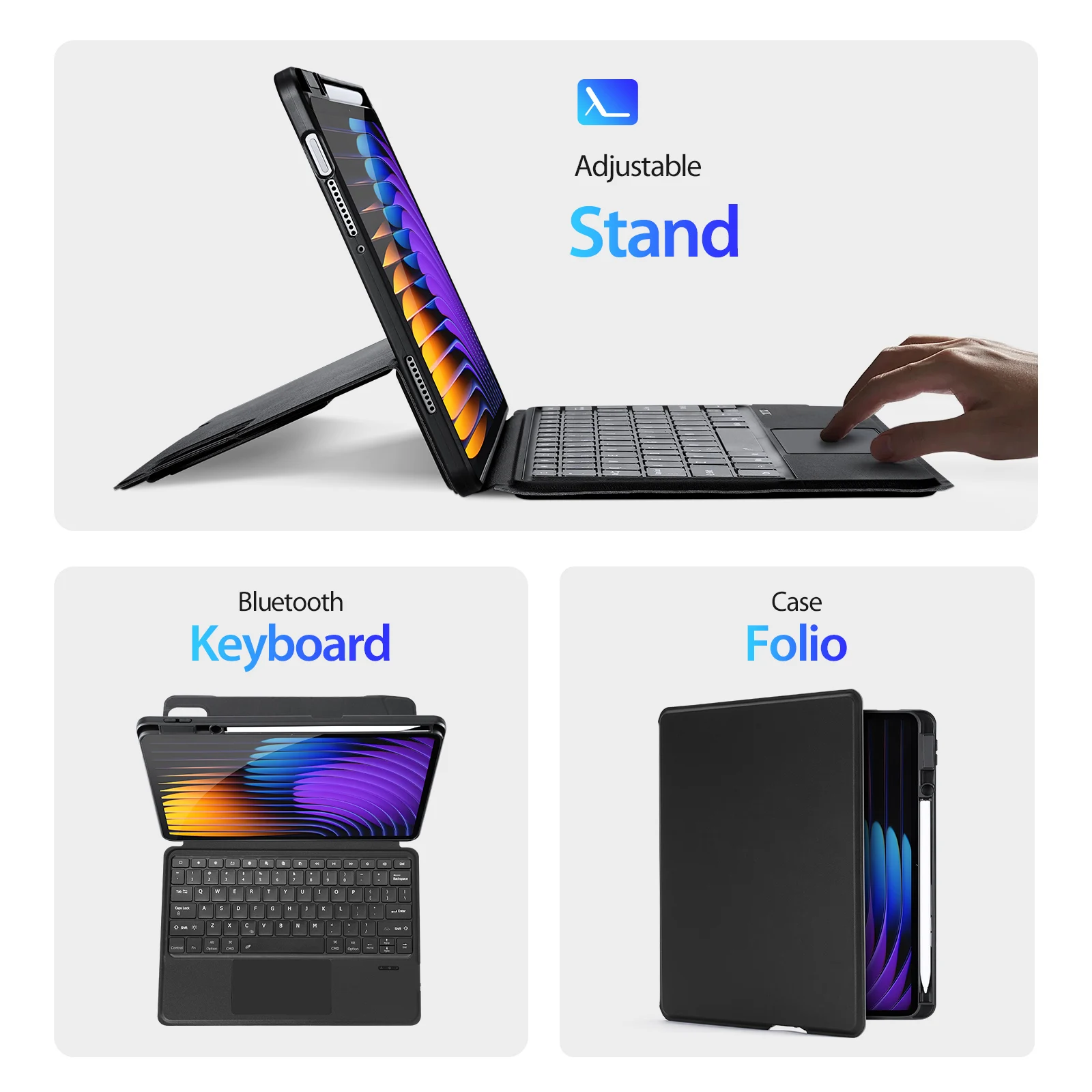 Suitable for Xiaomi Pad 7/7 Pro Bluetooth Keyboard Touch Xiaomi 6 Magnetic Separation Keyboard