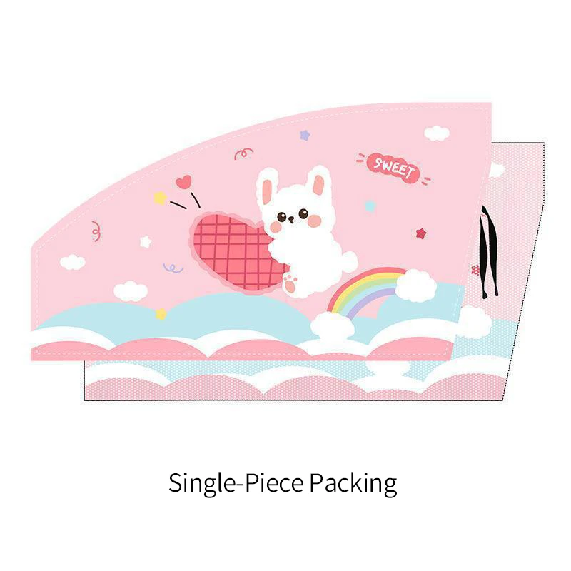 Cartoon Spaceman Magnet Car Sunshade Cover