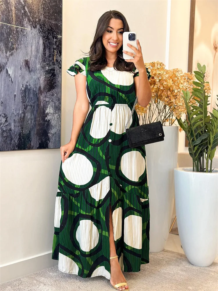 Wmstar Long Dresses for Women 2025 Sweet Elegant Sleeveless Holiday Summer Clothes Maxi Dresses Wholesale Dropshipping