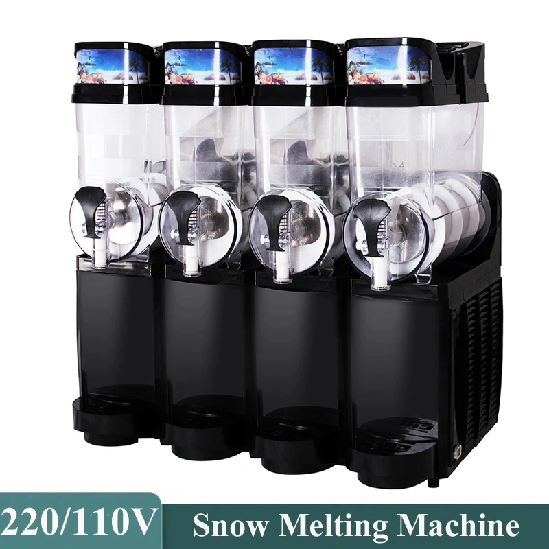

Electric Snow Melting Machine 110v 220v Ice Slush Machines Commercial Juice Cold Drink Maker