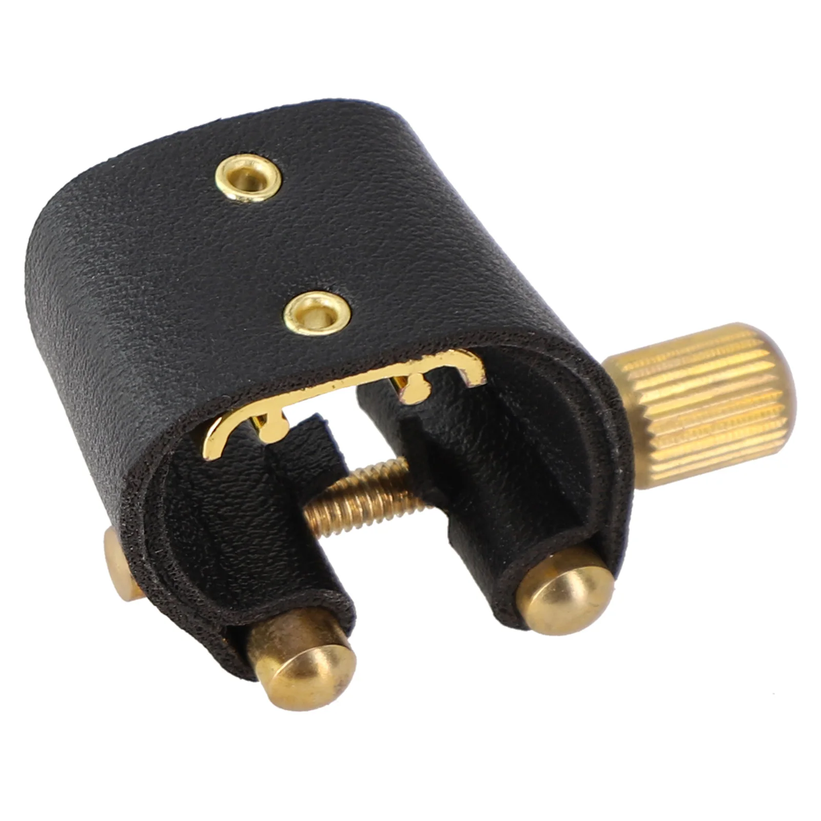 Boccaglio Legatura Soprano Sax Bocchino In Pelle Pu Sassofono 1Pc Accessori Clip Di Fissaggio Per Soprano Sax Meta