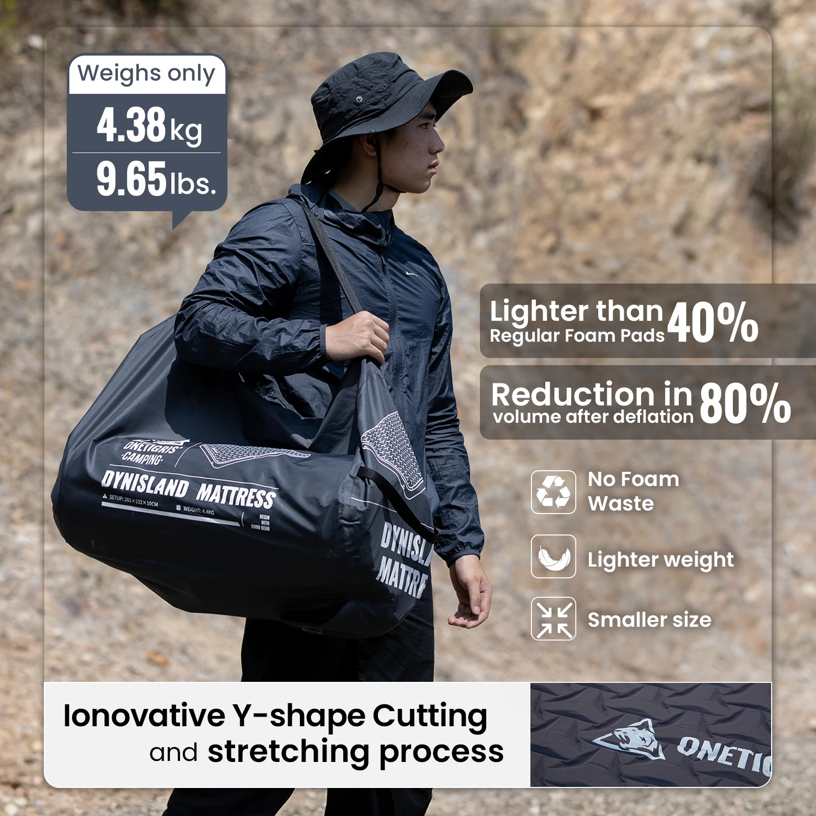 OneTigris DYNISLAND Sleeping Pad Interior Air Mattress Glamping