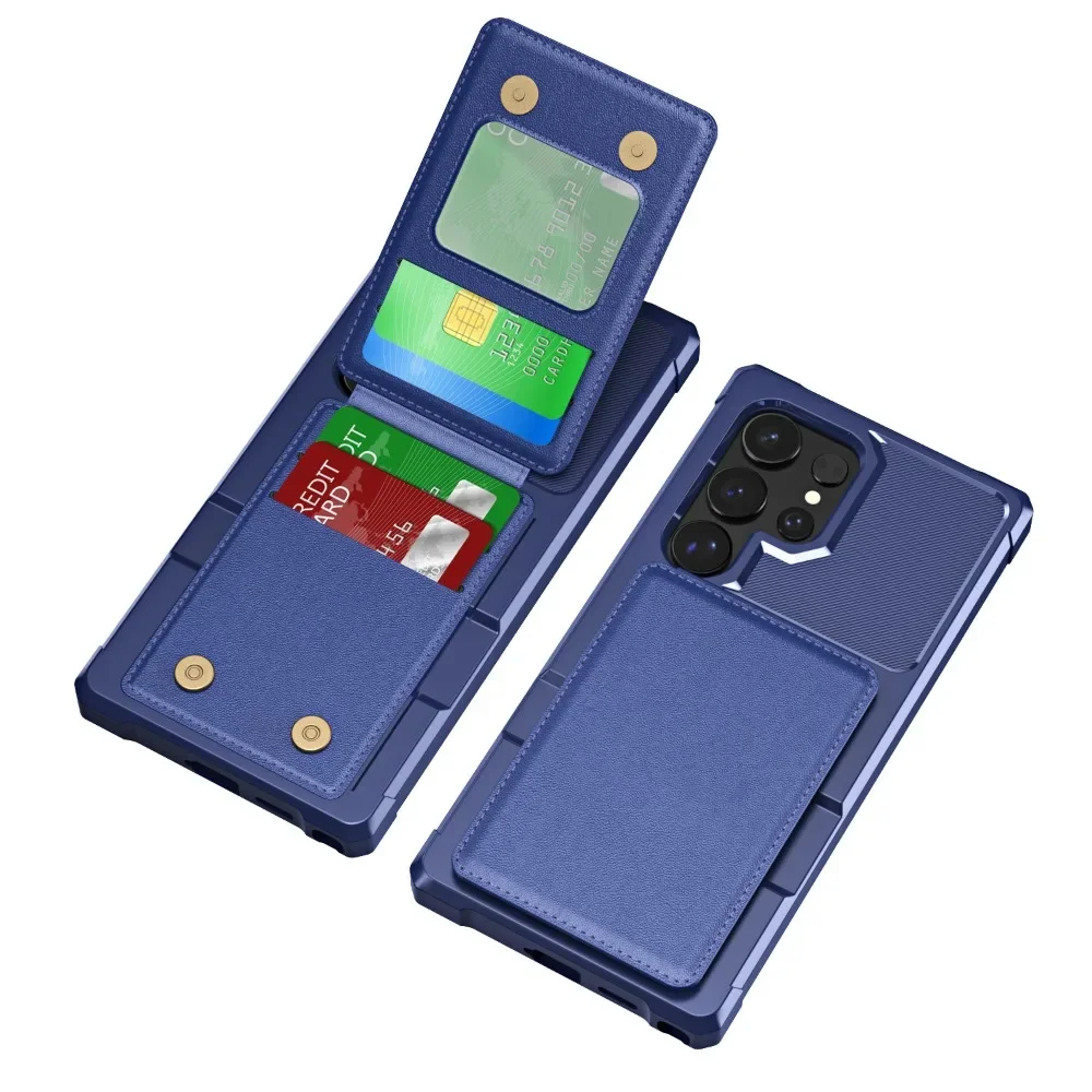 Handyhülle für Samsung Galaxy S23 S21 S24 FE S25 S22 Plus S26 Ultra A57 A37 A55 A35 A15 A54 A16 A26 A36 A56 mit Kartenhalter – Detail 26