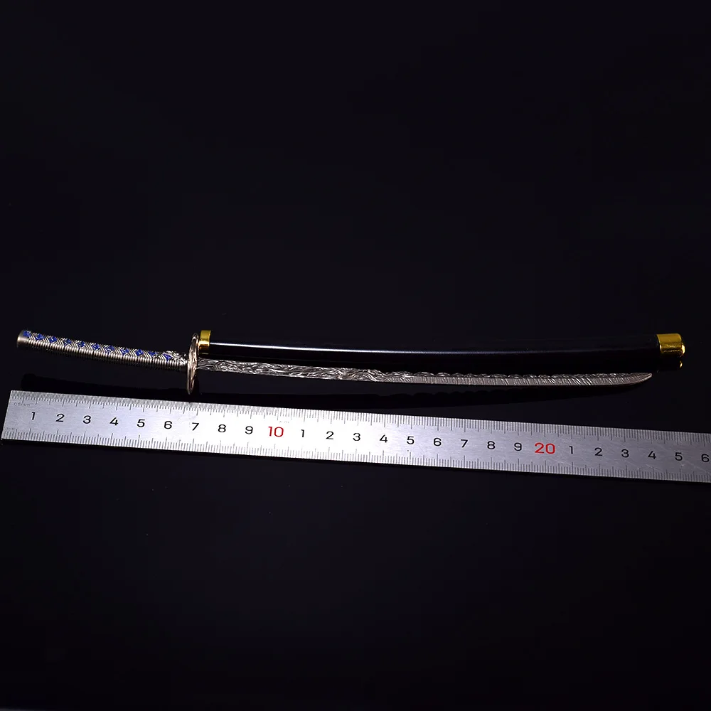 Starshadow Blade Ring - 26cm Metal Katana Desktop Ornament Gift Edition