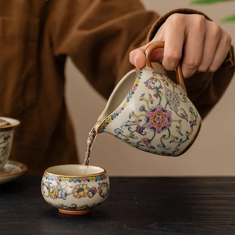 European Cute Tea Set Tableware Porcelain English Kung Fu Japanese Bowl Chinese Ceremony Tea Set Afternoon Juego De Te Teaware