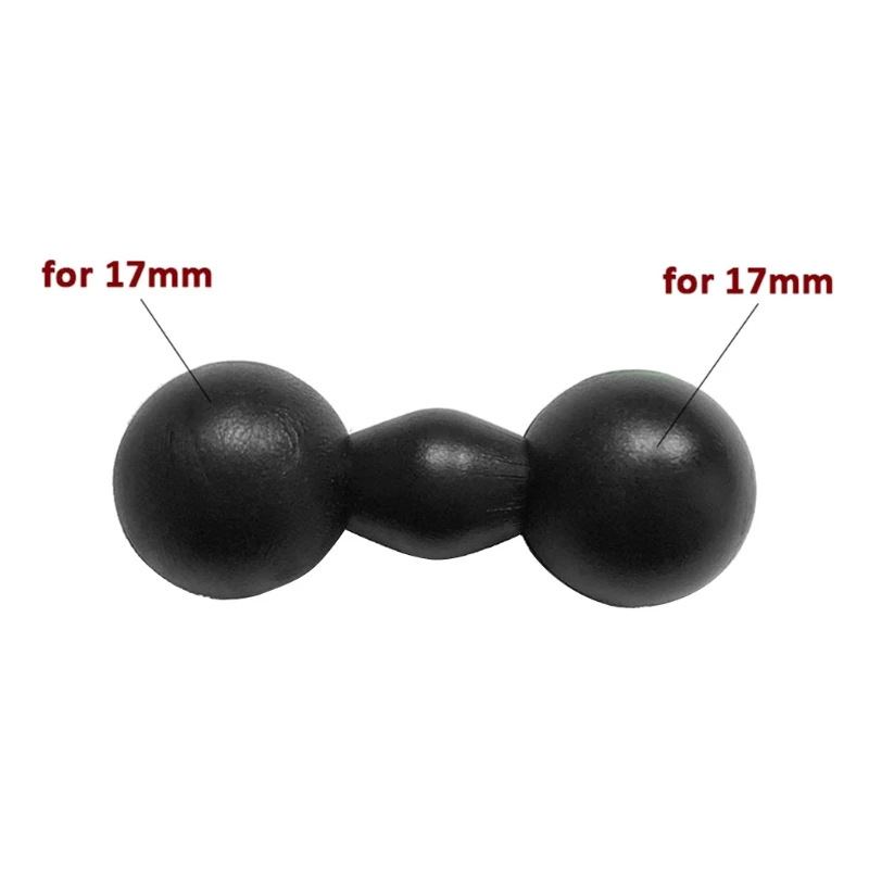 Car Phone Holder Adapter TA5C Double Ball for Head Adapter Extension Joint Mount Adapter Connecting Bracket for 17mm Magnetic Car Phone Tablet Holder
