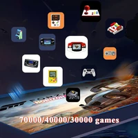 Manette de jeu rétro avec 128 Go, 70 000/40 000/30 000+ jeux, contrôle sans fil, console de jeu vidéo portable pour TV, pour PS1/N64/GBA, cadeau de Noël 3