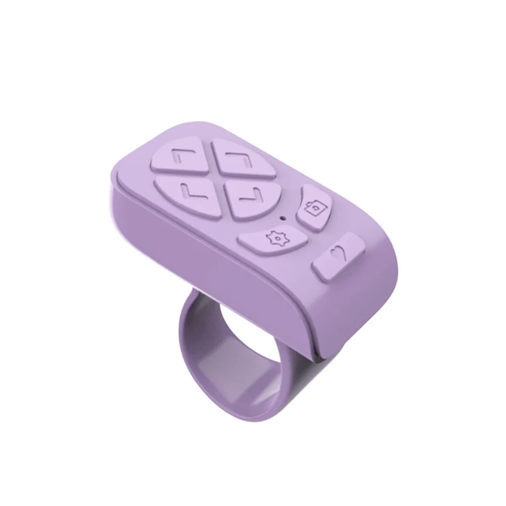 Enhanced Bluetooth Fingertip Camera and Video Control Device with Scrolling & Selfie Functions
