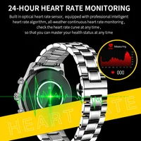 2023 Smartwatch Man AMOLED Full Touch Screen Bluetooth Dial Contacts Sync Heart Rate Healthy Sport Watches