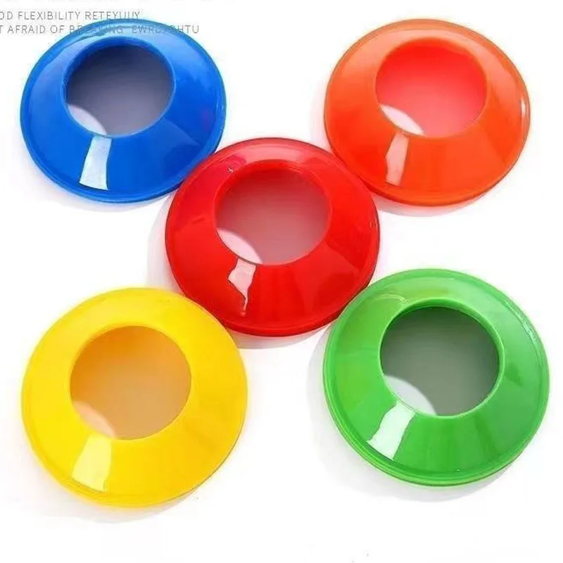 2/4 Pcs A Set Football Ball Holder Training Sign Dish Pressure Thickened Resistant Cones Marker Discs Outdoor Sports Accessory