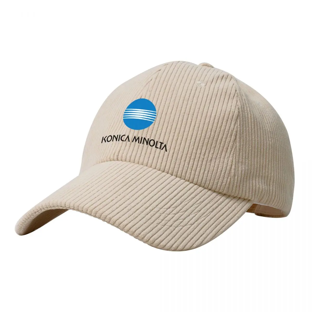 

Retro Vintage Konica Minolta Logo Corduroy Baseball Cap Hood Beach Outing Cosplay Women's 2024 Men's