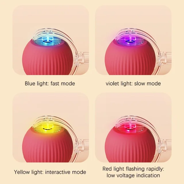 Boule à fausse queue roulante automatique pour animaux de compagnie, jouet électrique intelligent aste, produits pour chats, accessoires pour chats, jouets pour la maison 4