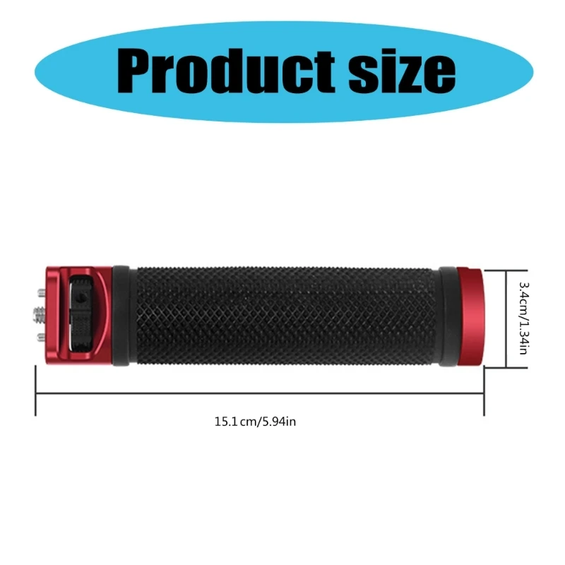Comfortable Grip Handle Gimbal Stabilizer Silicone Extended Handgrip with Double Positioning Pins for Weebill Lab/S