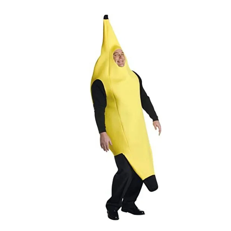 Costume di carnevale per uomo Divertente sexy Banana Cosplay Vestito operato per adulti Novità Decorazioni per feste di Natale di Halloween Abbigliamento - immagine 4