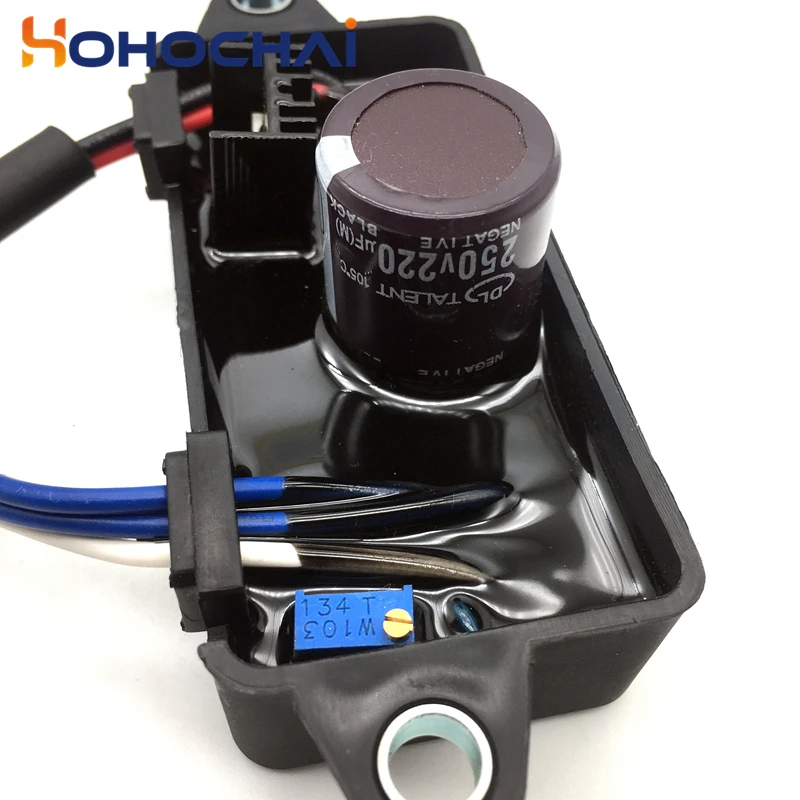 1-3kw 발전기 AVR GTDK AVR2.5-1n8ae 단상 6선 250V/220UF 자동 전압 조정기 AVR2.5-1N 발전기 부품