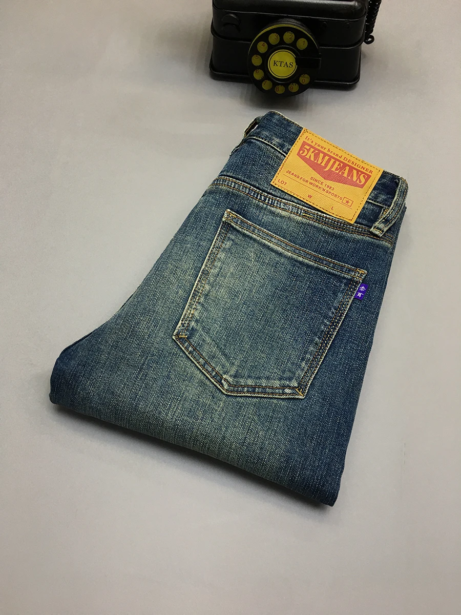 12.5oz Red Selvedge Denim Jeans for Men 99% Cotton High Quality American Vintage Casual Spring Autumn Tapered Straight Pants 512 2