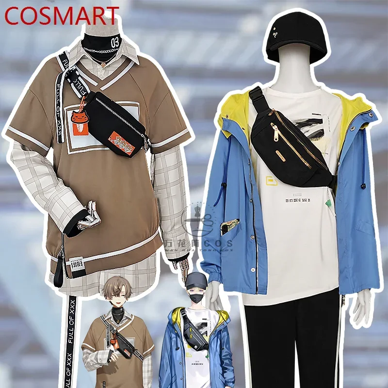 

Новая одежда COSMART Vtuber Nijisanji Alban Knox Sonny Brisko, красивый костюм для косплея, наряд для Хэллоуина