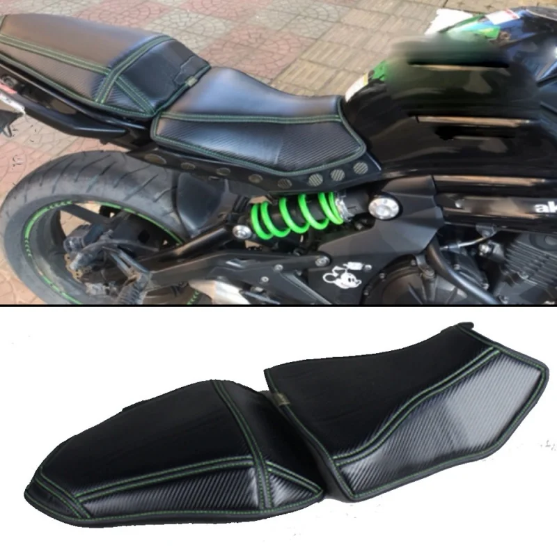 for Kawasaki er6n Seat Cover Modified ER650F Motorcycle Carbon Fiber
