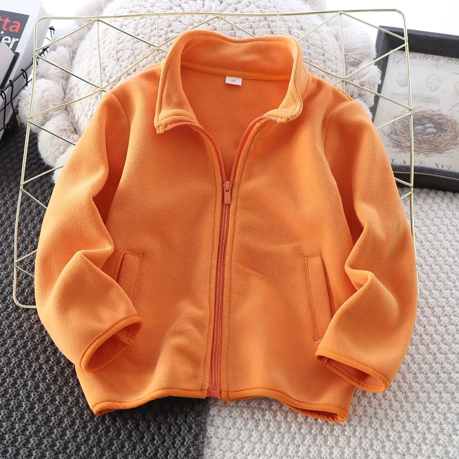 الأطفال القطبية بلوزة من الصوف 2025 ربيع جديد الاط...