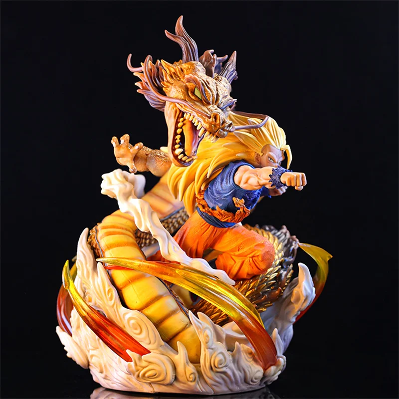 FYDZBSL Goku Figurines, Anime Modèle Super Saiyan Figurine Décorati