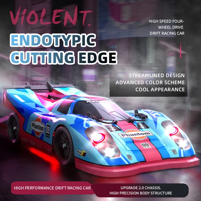 1:16 RC Car 2.4G Drift Racing 4WD 70km/h High Speed Brushless Remote Control Vehicle Competitive Supercar Off Road Racing Toys 2