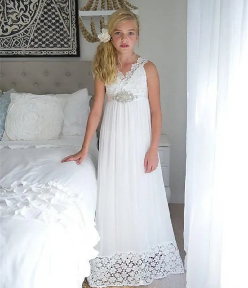 

Puffy Lace Baby Girl Party Dress 2023 Kids Layers Flower Girl Dresses Hi-Low Princess Dress Cute First Communion Gowns