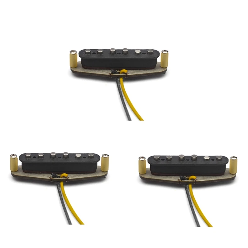 

3PCS For SSS Alnico 5 Guitar Pickups Single Coil For ST Style Guitars Pickup Durable