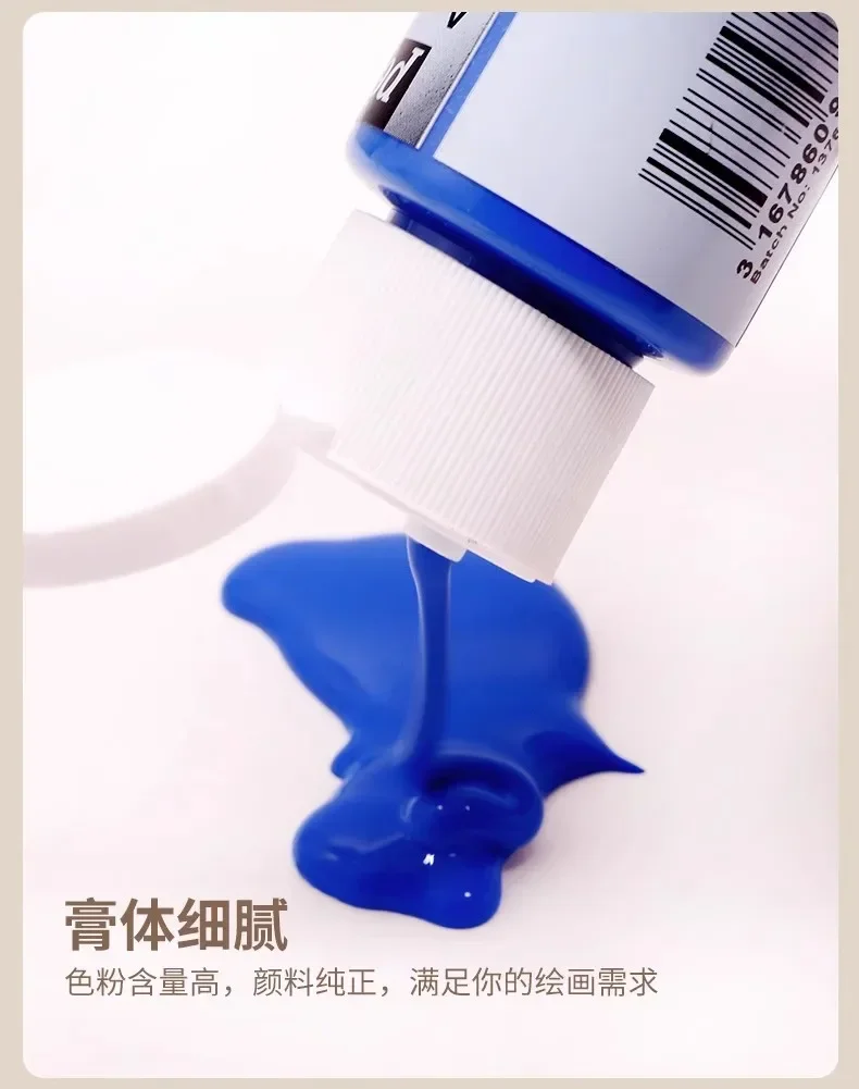 PEBEO DECO Acrylfarbe 59 ml/Flasche, matte Farbe für Keramik, Wandmalerei, Kunststoff, Holz, Metall, Textilien – Detail 8