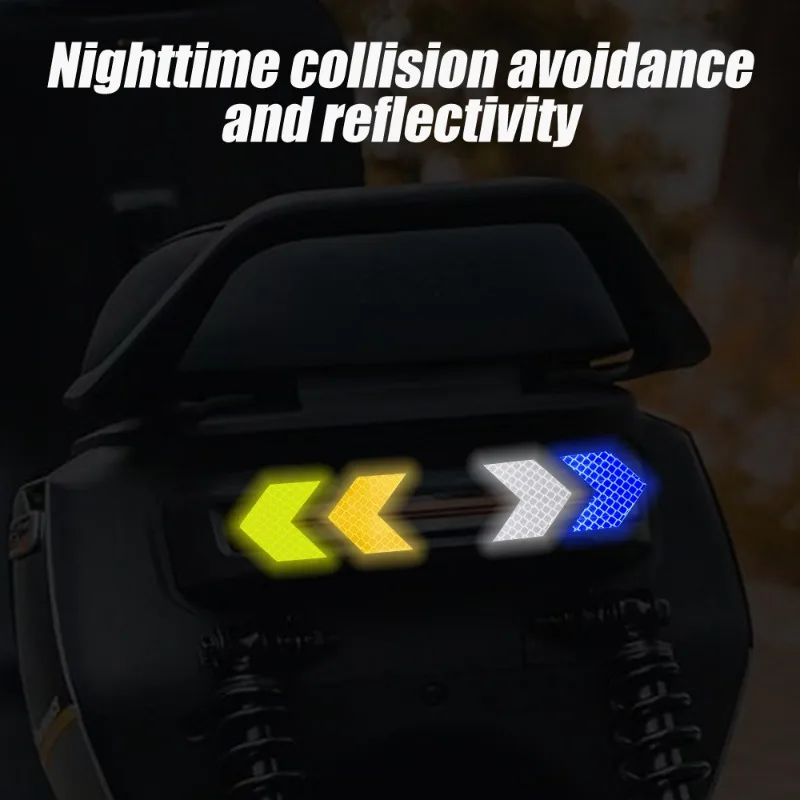 Reflective Stickers Reflective Tape 80-10PCS Car Bumper for Riding Helmet
