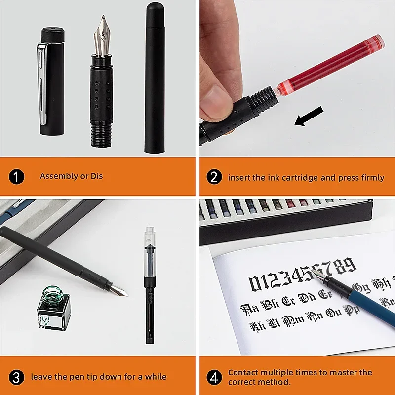 Calligraphy Fountain Pen Set 6