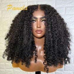 250% Density Curly Bob 360 Lace Front Glueless Wig Human Hair Ready To Wear 13x6 HD Transparent Lace Frontal Wigs Preplucked
