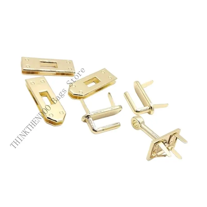 Premium 6PCS Bag Lock Set Metal Fastener For Fashion Women Handbag Backpack Repair And Creative Craft Projects