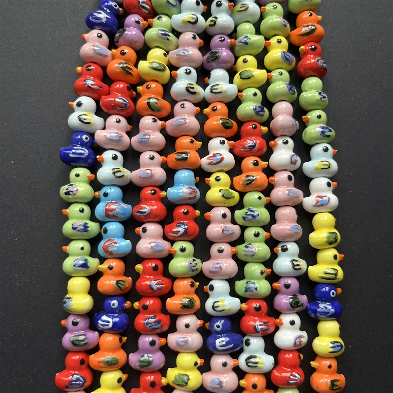 12x13.5mm perline di ceramica a forma di conchiglia moda multicolore porcellana perline distanziatrici allentate per gioielli che fanno collana di bracciali fai da te  36