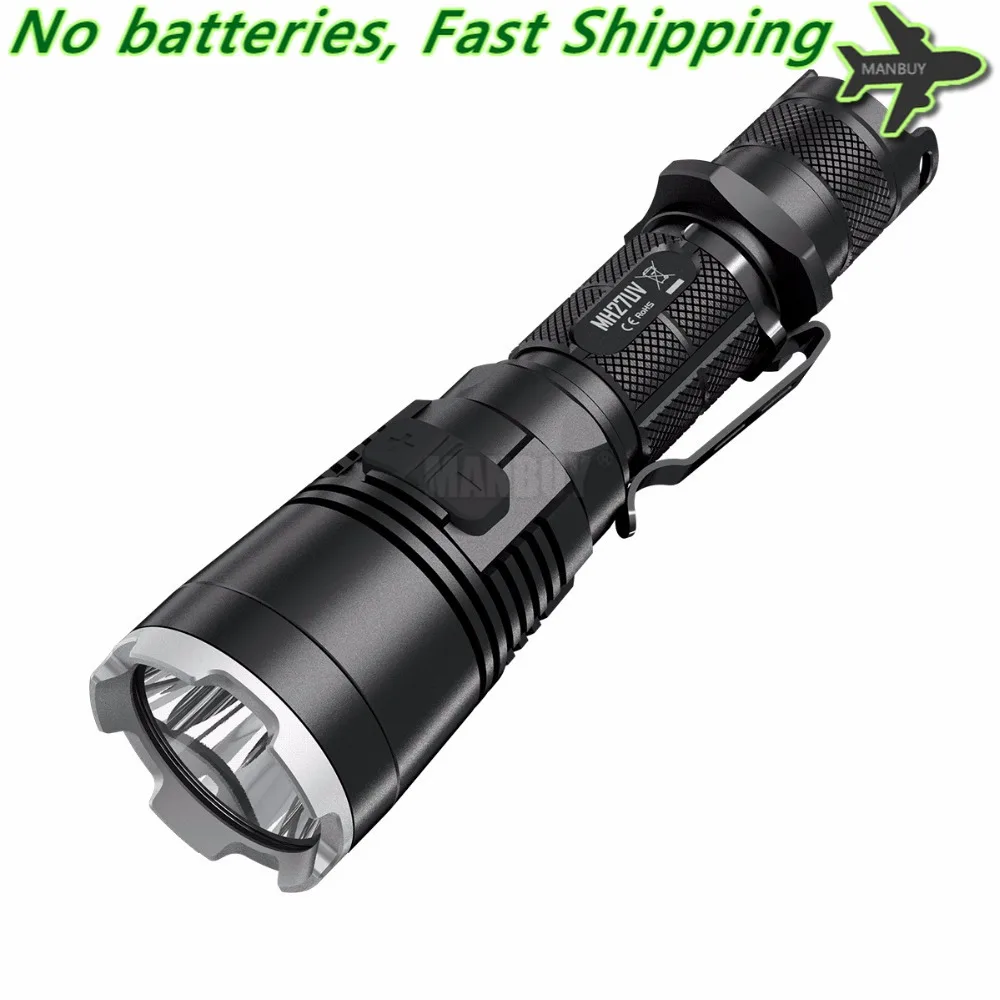 1000Lm w/ NL189 Battery Bundle Nitecore P12GT Flashlight CREE XP-L HI V3 LED 
