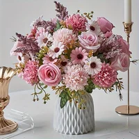 1/3/5pcs Rose Hydrangea Daisy Artificial Flowers
