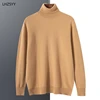 Autumn Winter New 100% Cashmere Sweater Men's turtleneck  Turtlenecks Knit Pullovers Youth Loose Warm Business Casual Solid Top 6