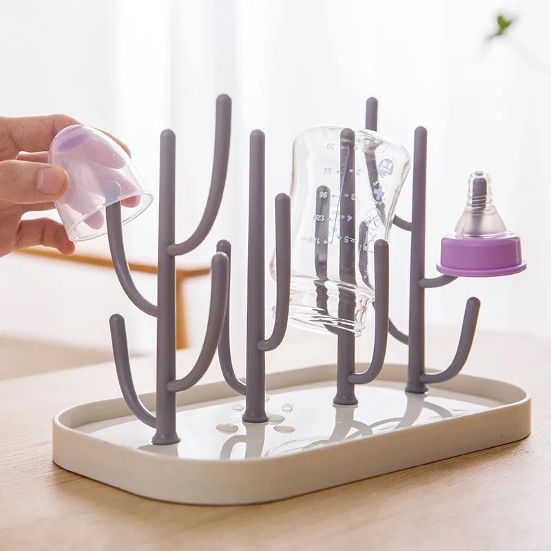 Bottle Dry Rack Baby Bottle Drain Drying Racks Baby Bottles Cleaning Dryer Drainer Storage Drying Rack